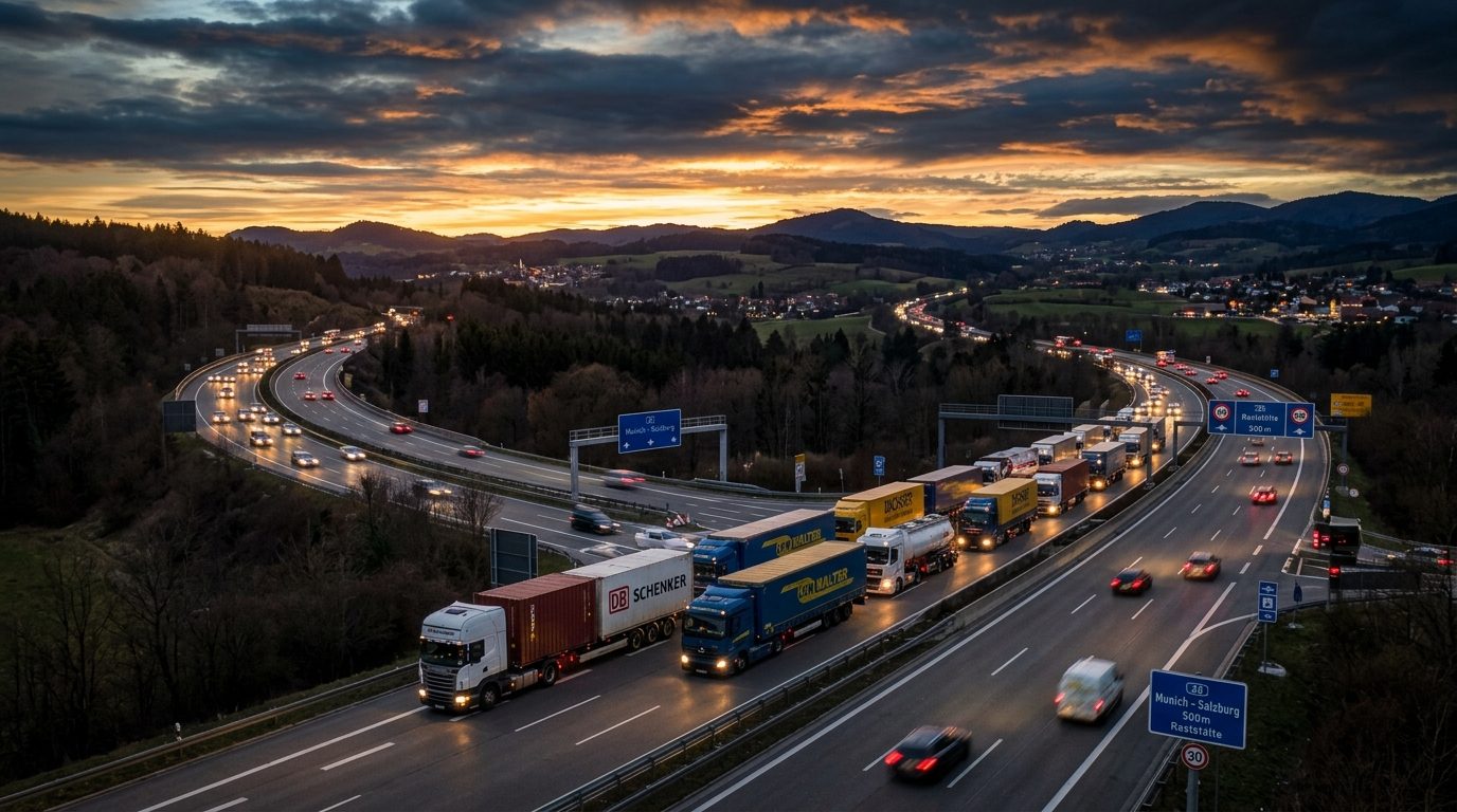 Lkw-Maut auf deutschen Autobahnen